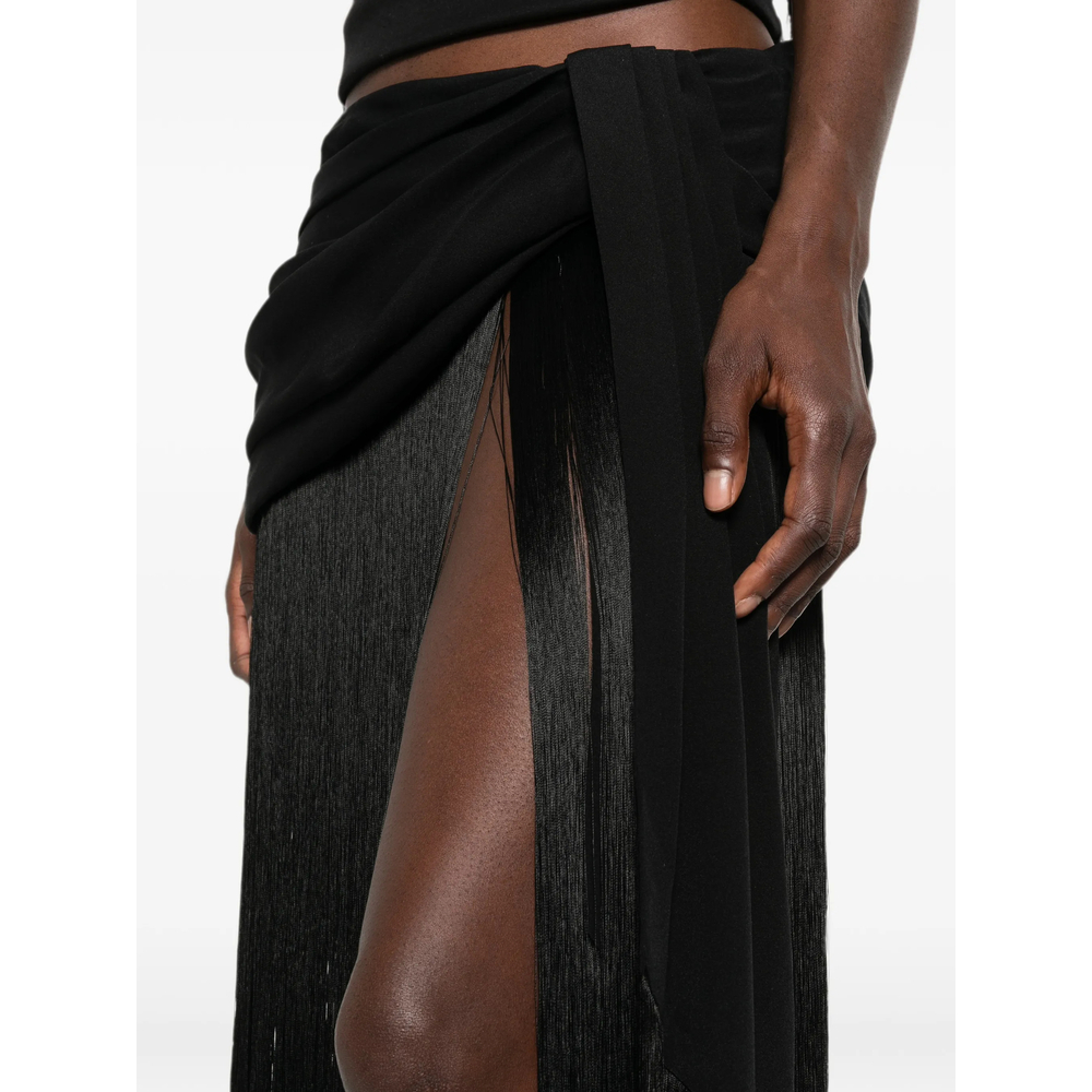 [Cult Gaia] Long skirt FW26 WVSK34774CR373 SAMAN BLACK
