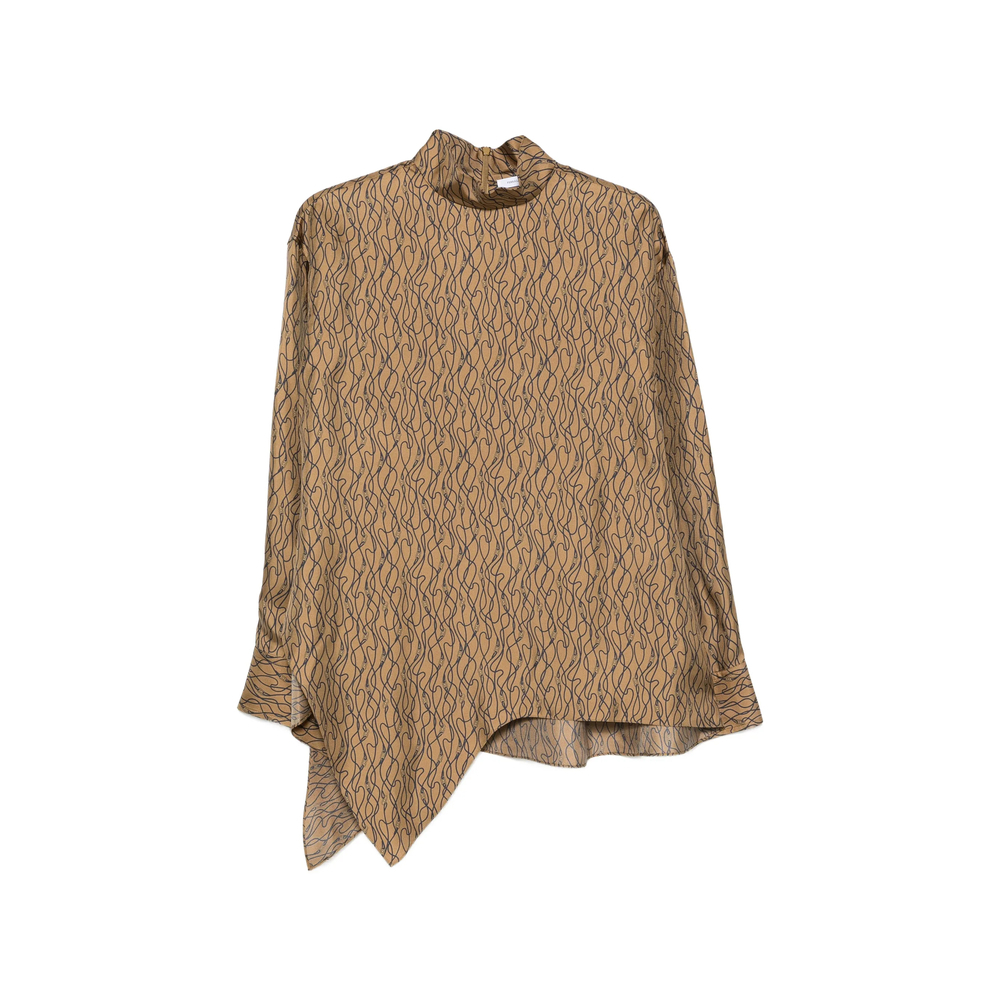 [Ferragamo] Blouse FW26 13I573 0796272 BEIGE