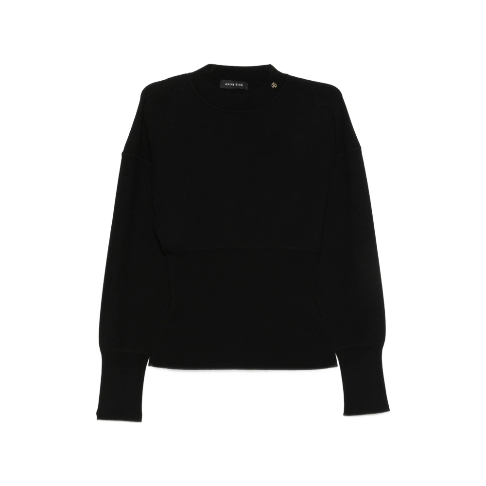 [Anine Bing] Knitwear FW26 A-08-12717  BLK26
