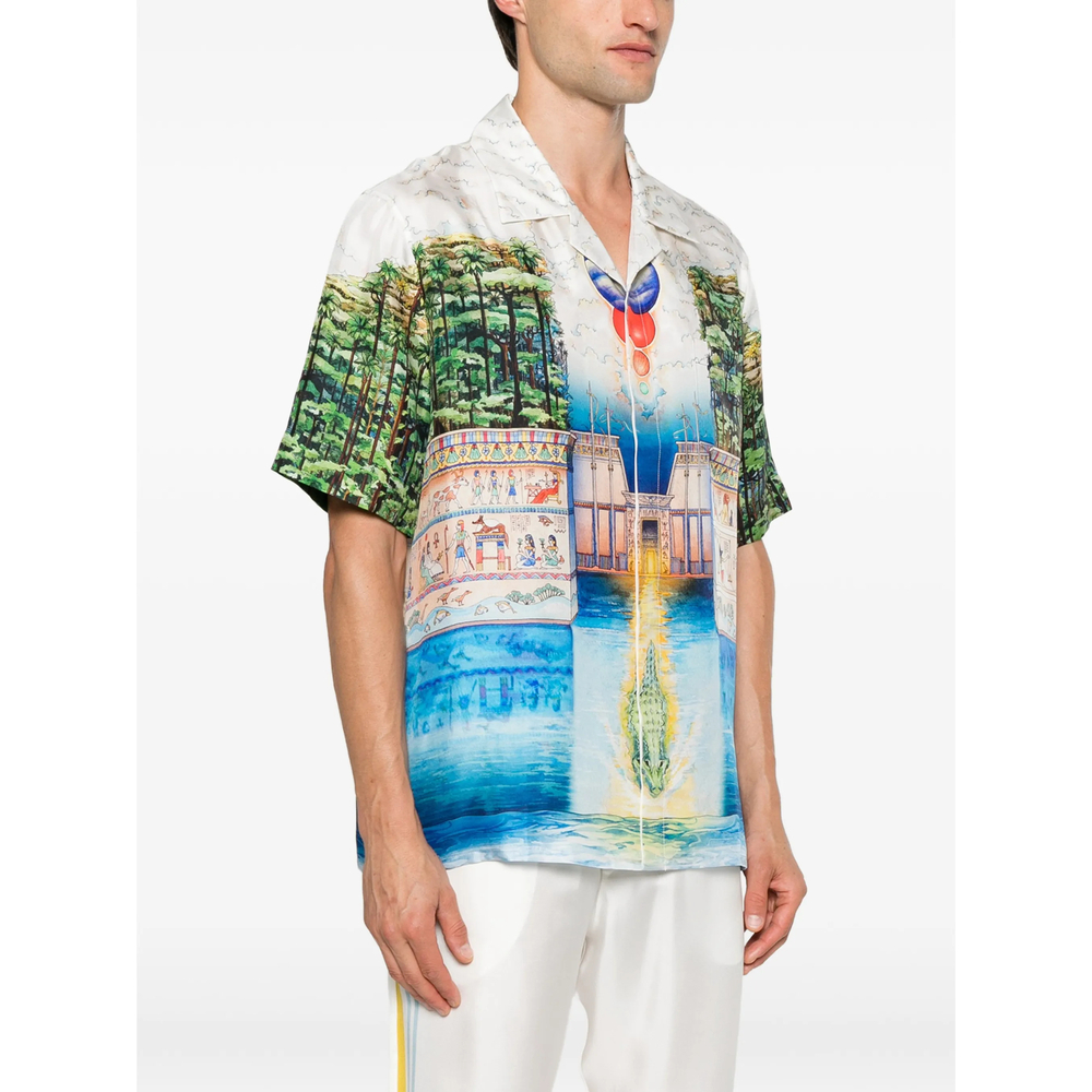[Casablanca] Shirts Short Sleeve FW26 PF26-SH-003 04 TROMP