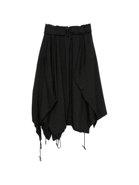 [Y-3] Midi skirt FW26 KS1336  BLACK