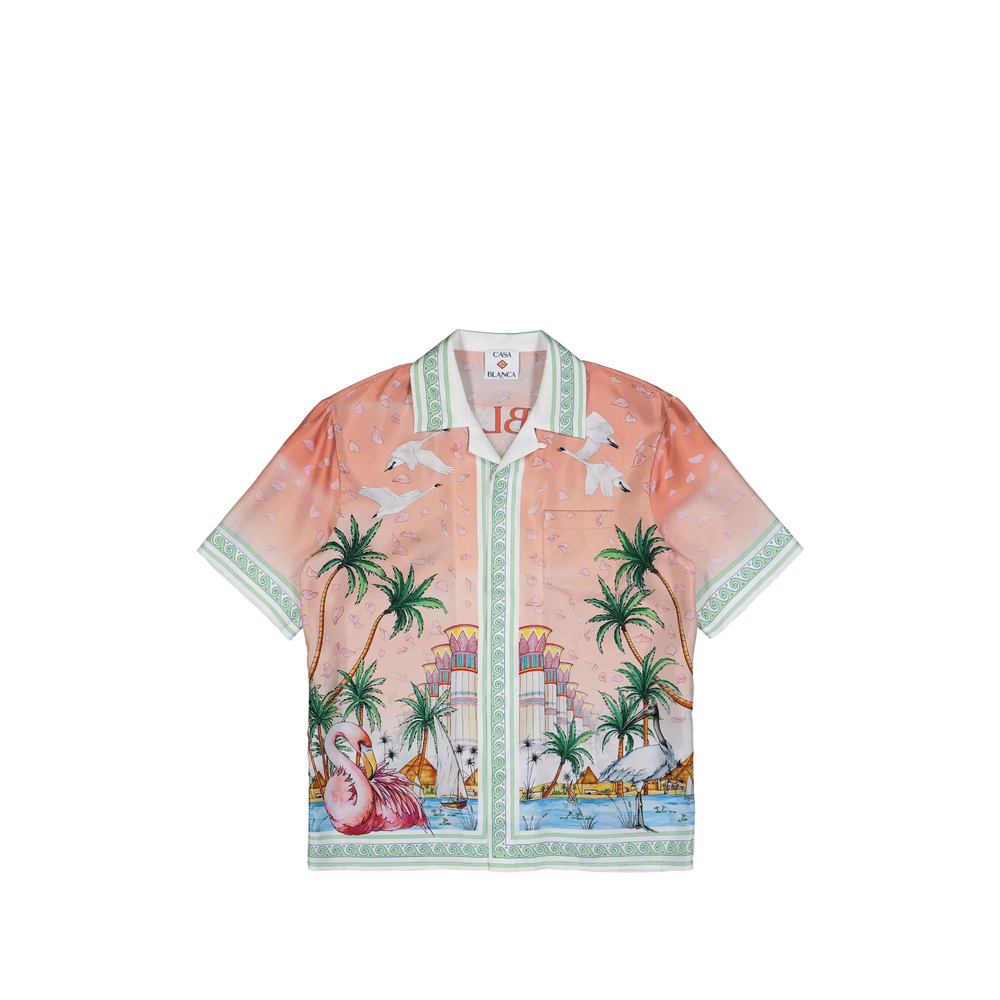 [Casablanca] Shirts Short Sleeve FW26 PF26-SH-003 06 ETHER