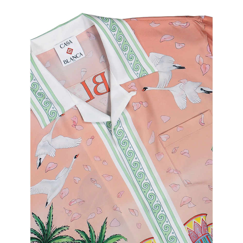 [Casablanca] Shirts Short Sleeve FW26 PF26-SH-003 06 ETHER