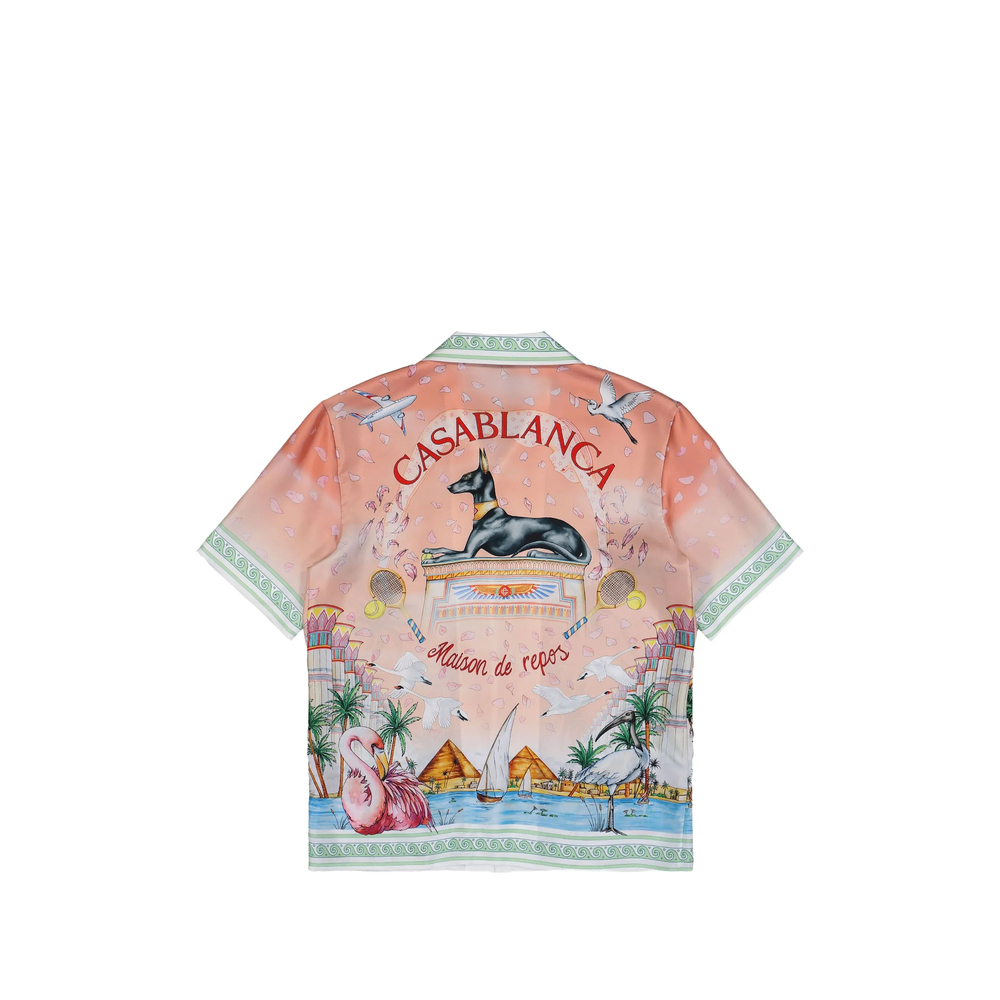 [Casablanca] Shirts Short Sleeve FW26 PF26-SH-003 06 ETHER