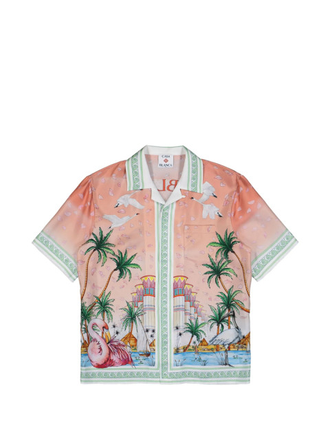 [Casablanca] Shirts Short Sleeve FW26 PF26-SH-003 06 ETHER