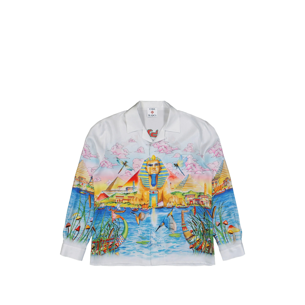 [Casablanca] Shirts Long Sleeve FW26 PF26-SH-006 02 EGYPT