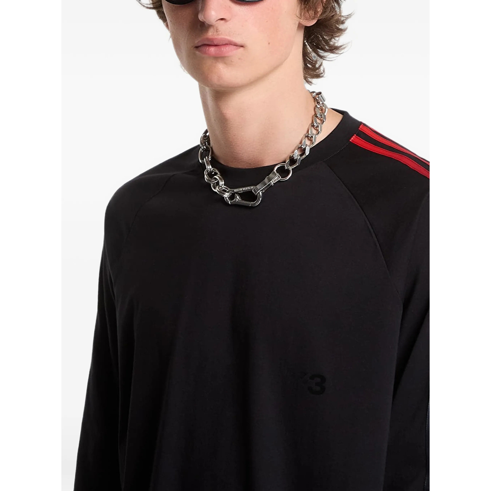 [Y-3] T-shirts Long Sleeve FW26 KQ8586  BLACK