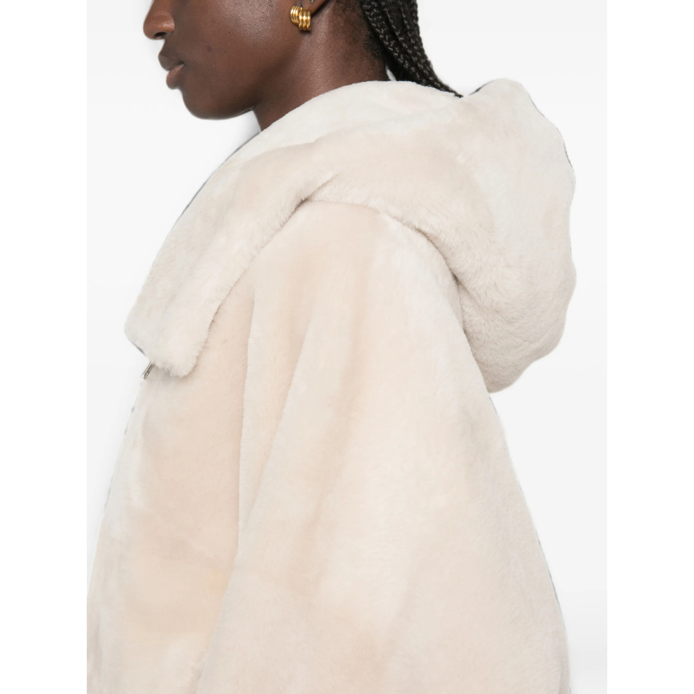 [Blancha] Leather Jacket FW26 26101-300  BURRO