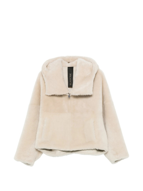 [Blancha] Leather Jacket FW26 26101-300  BURRO