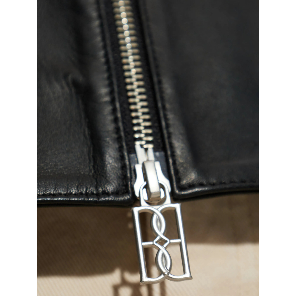 [By Malene Birger] Leather Jacket FW26 SUZANNE  050