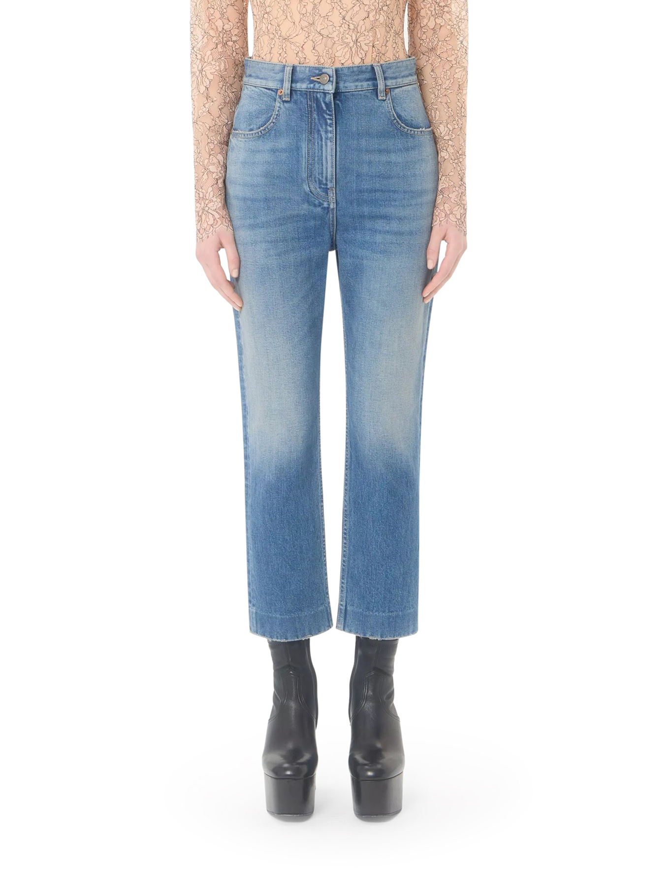 [Valentino Garavani] Jeans FW26 9B3DD22NACH558 MEDIUM BLUE DENIM