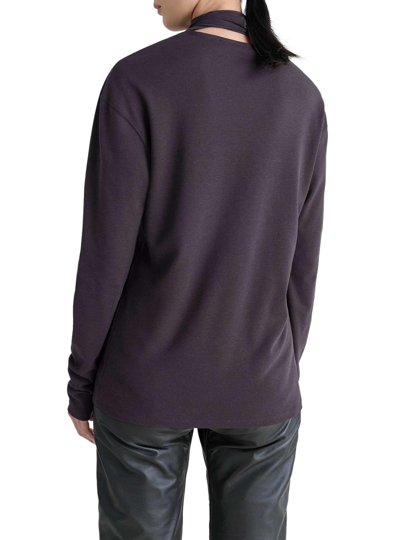 [LEMAIRE] T-shirts Long Sleeve FW26 TS0049LJ1025GY006 BASALT