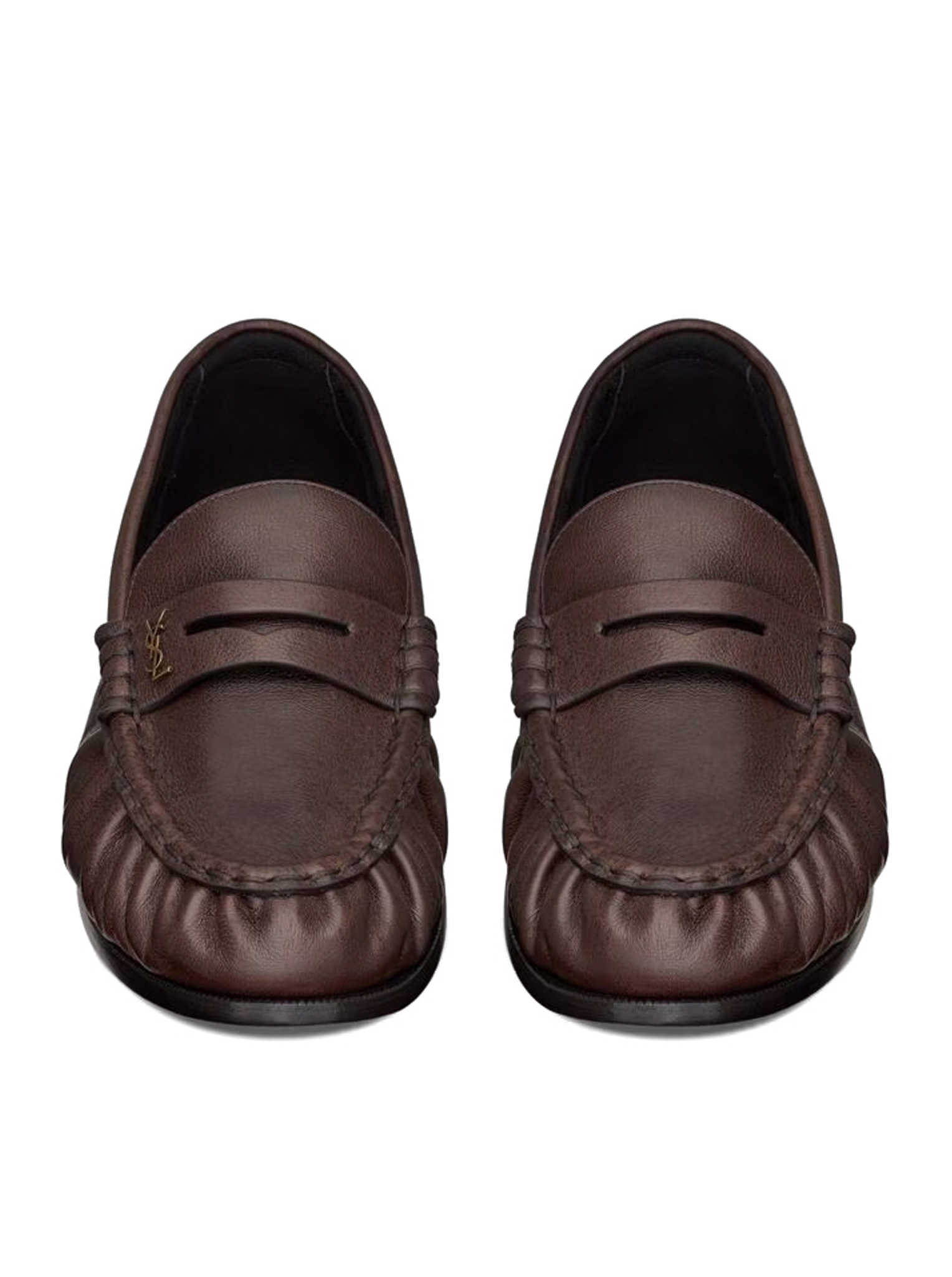 [Saint Laurent] Loafer FW26 83947125VAA2128 PARIS BROWN