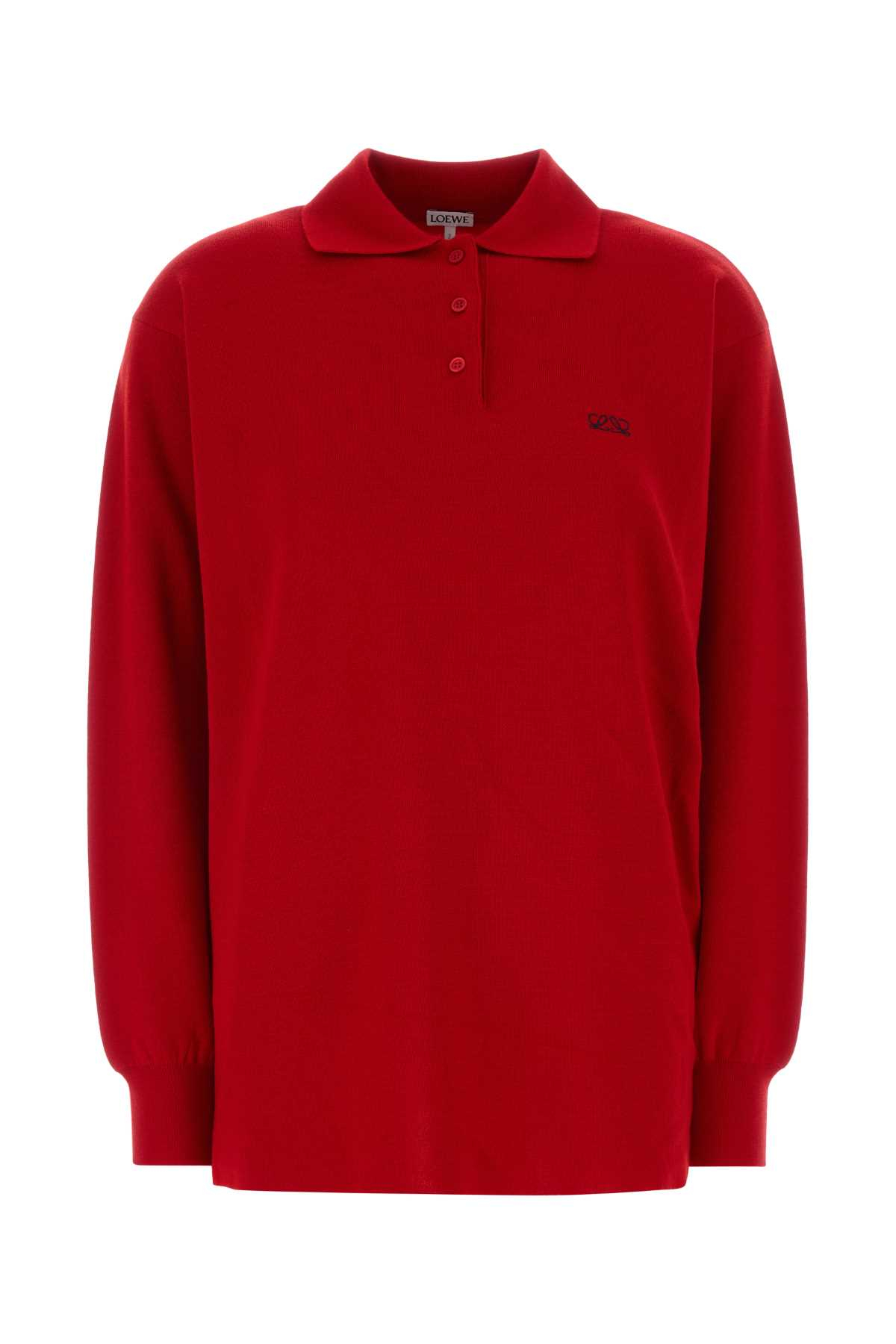 [Loewe] Shirts Long Sleeve SS26 S540Y14KHJ RED