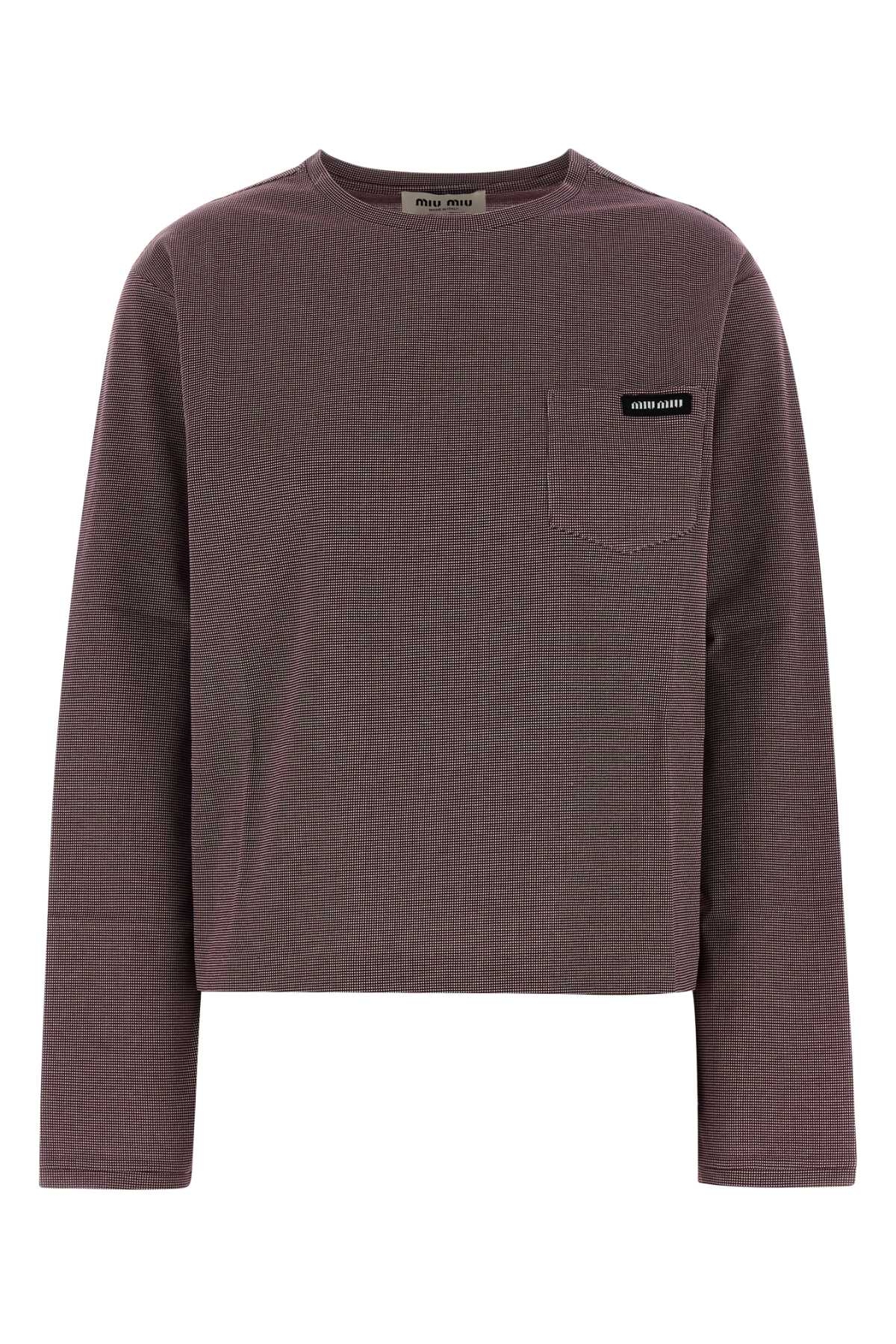 [Miu Miu] T-shirts Long Sleeve SS26 MJLA47SOOO19J4 F0X97