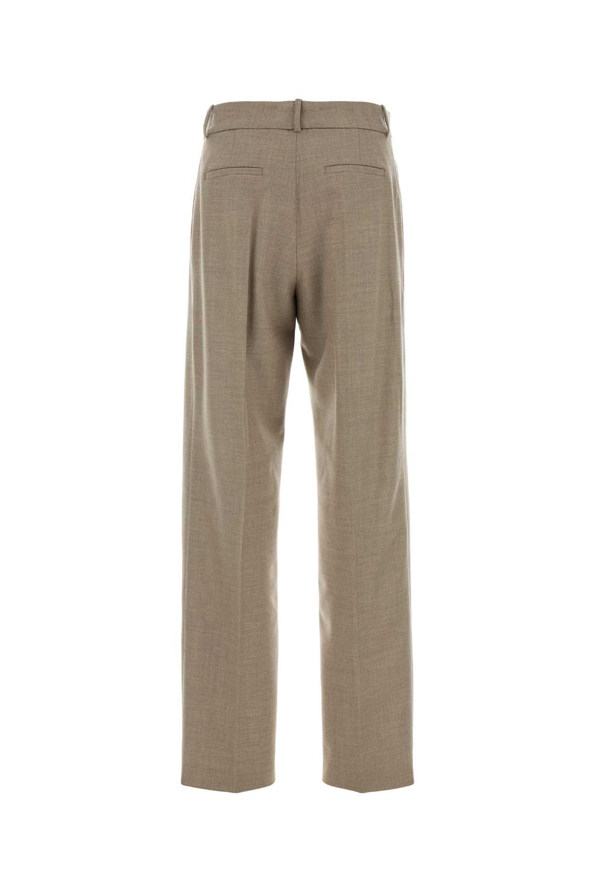[ORIANE] Trousers SS26 UNISEXLOROPIANAWOOL BEIGE