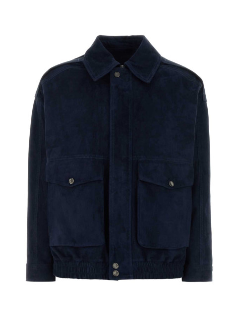 [Santoro] Leather Jacket SS26 50017D DNOBLU