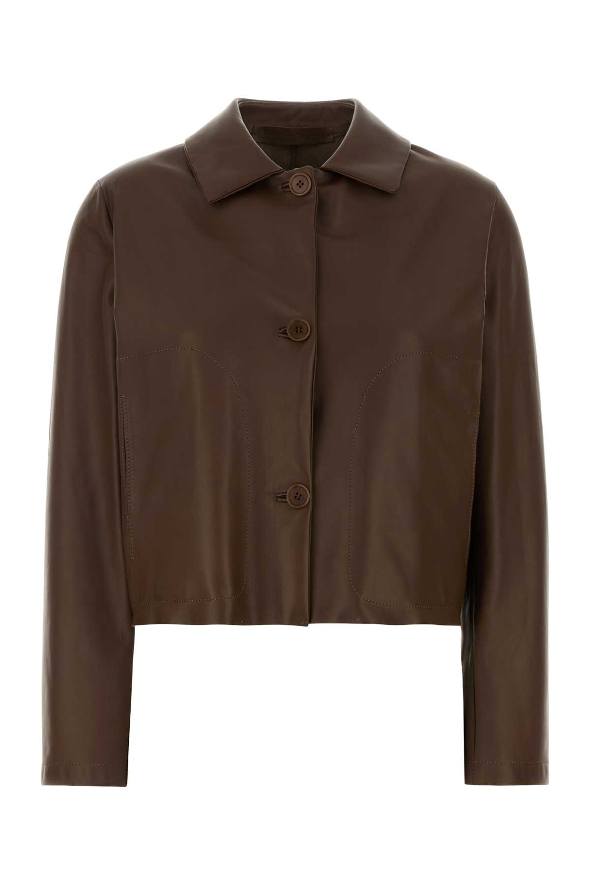 [Santoro] Leather Jacket SS26 50015D ETECOOKIE