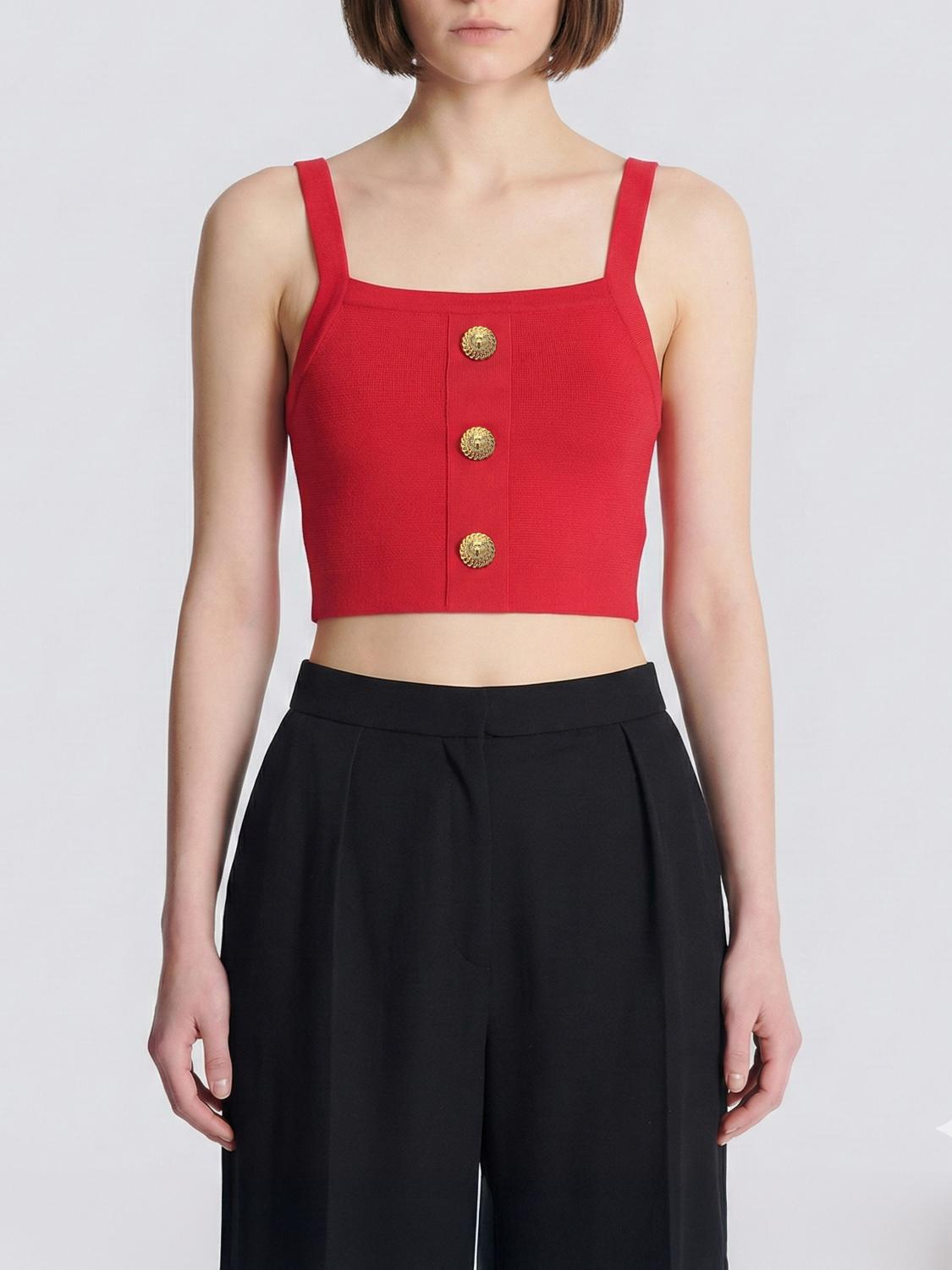 [Balmain] Tank top SS26 GF1AA415KJ43 4PK