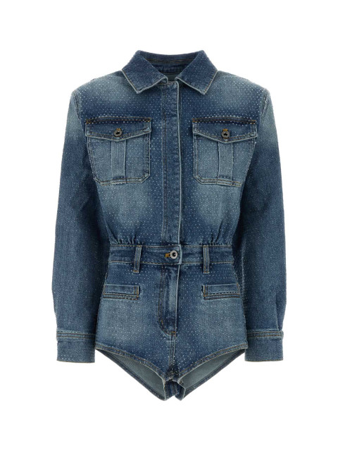 [SELF PORTRAIT] Jump suit SS26 RS26801JSABL BLUE