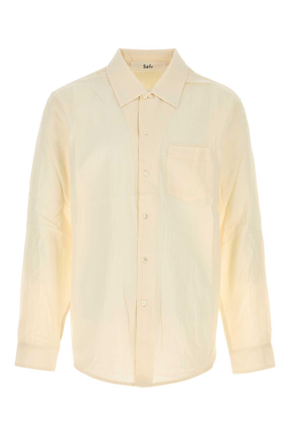 [Sefr] Shirts Long Sleeve SS26 FW23LEOVAN VANILLAWHITE
