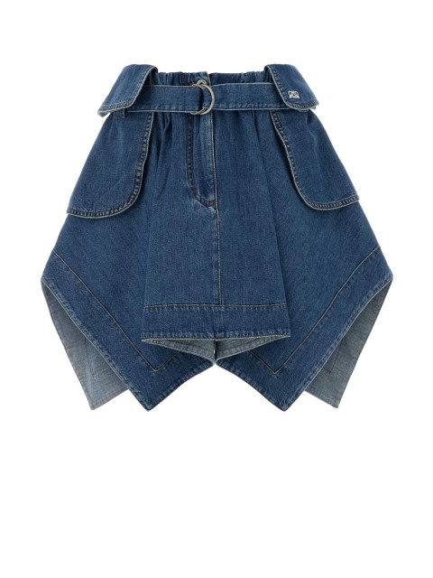 [Loewe] Mini skirt SS26 S540Y1EX03 LIGHTBLUE
