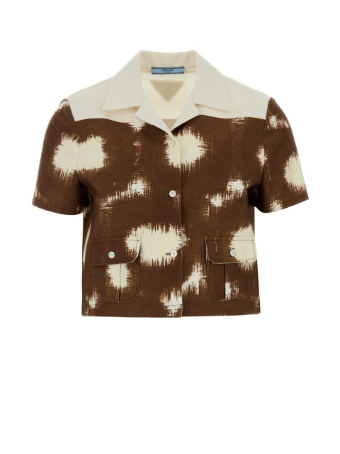 [Prada] Shirts Short Sleeve SS26 P412JSOOO187Q F0005