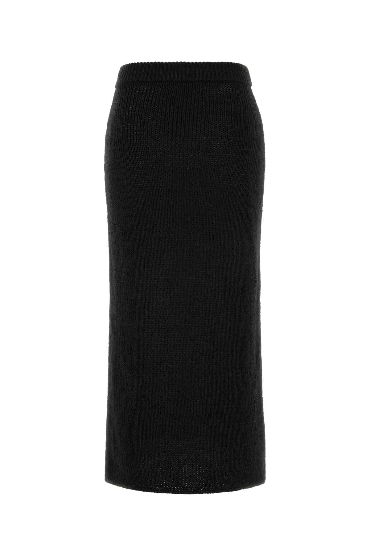 [Alanui] Long skirt SS26 LWHL02CR26KNI0011010 BLACK