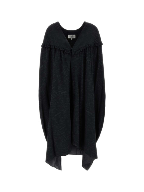 [MM6 Maison Margiela] Long sleeve dress SS26 S52DD0077M35737 002J