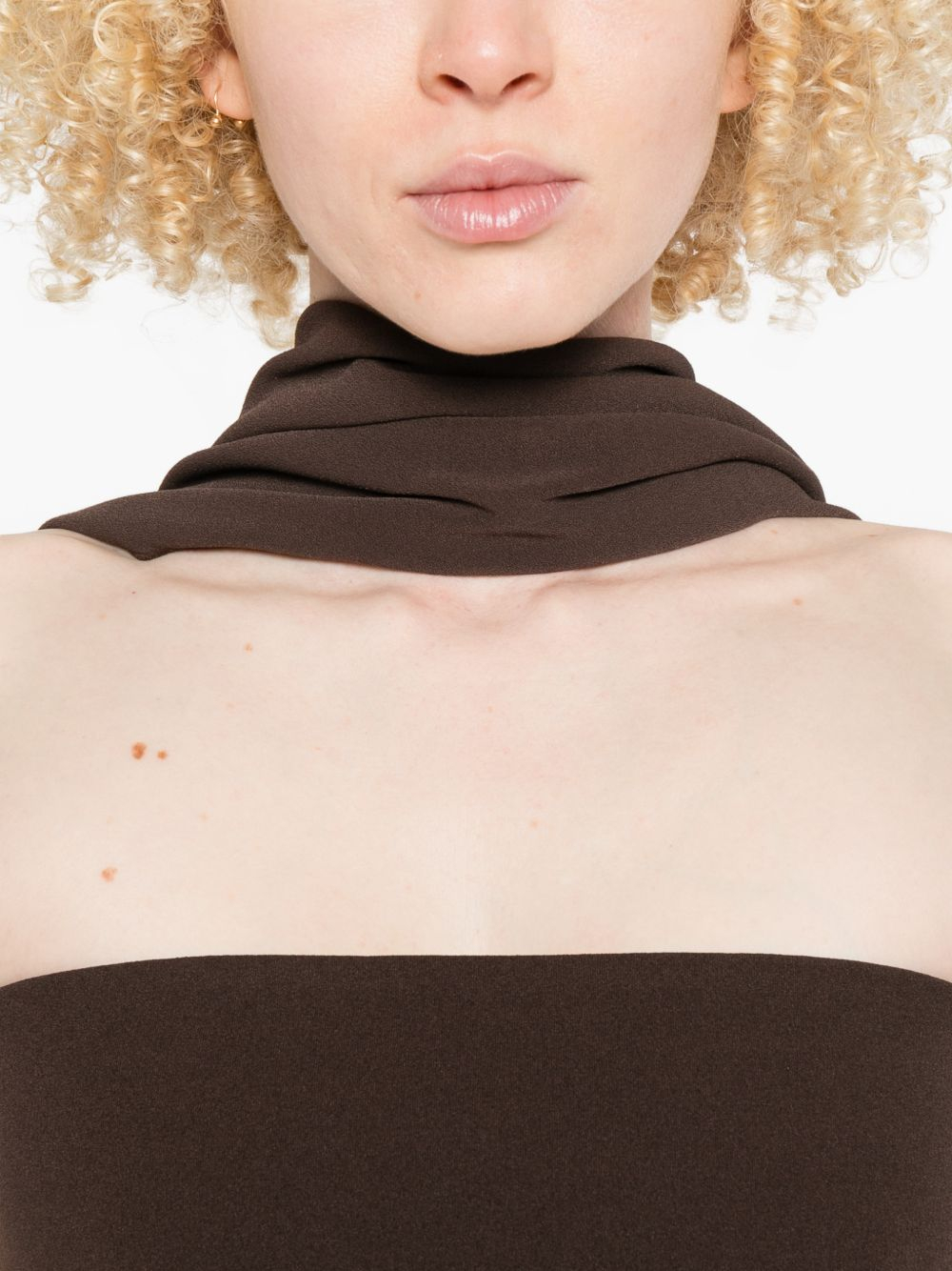 [Solace London] Sleeveless dress SS26 OS47049CHESNUT