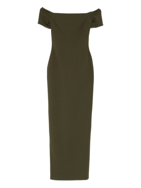 [Solace London] Sleeveless dress SS26 OS46026DARKOLIVE