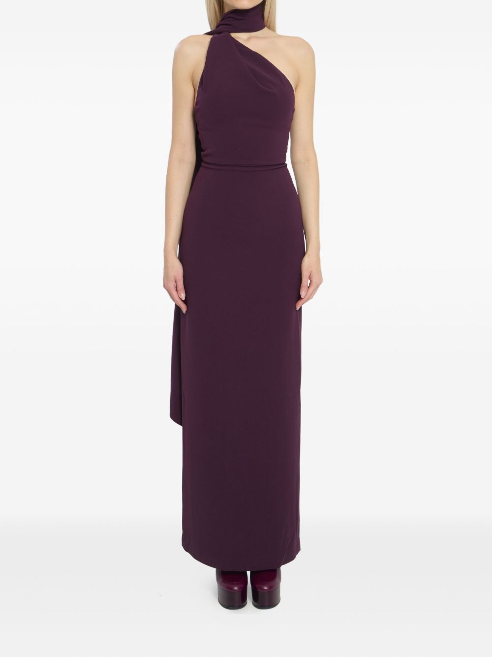 [Solace London] Sleeveless dress SS26 OS38011PLUM