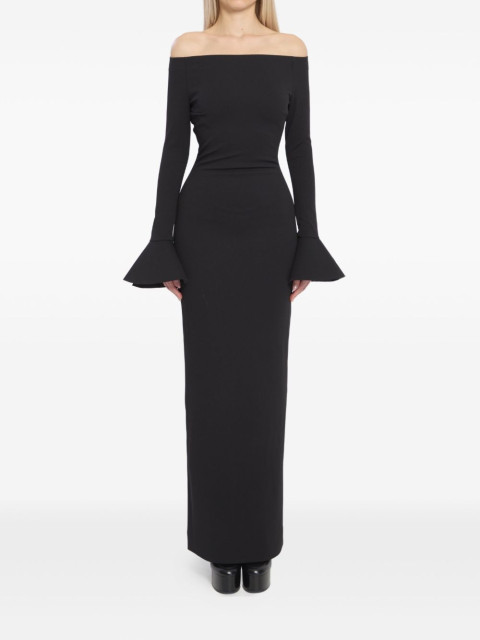 [Solace London] Long sleeve dress SS26 OS46053BLACK