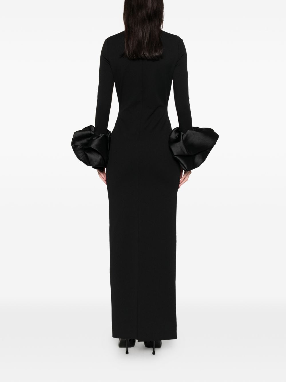 [Solace London] Long sleeve dress SS26 OS46050BLACK