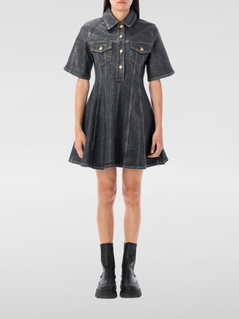 [GANNI] Short sleeve dress FW25 J1802 006