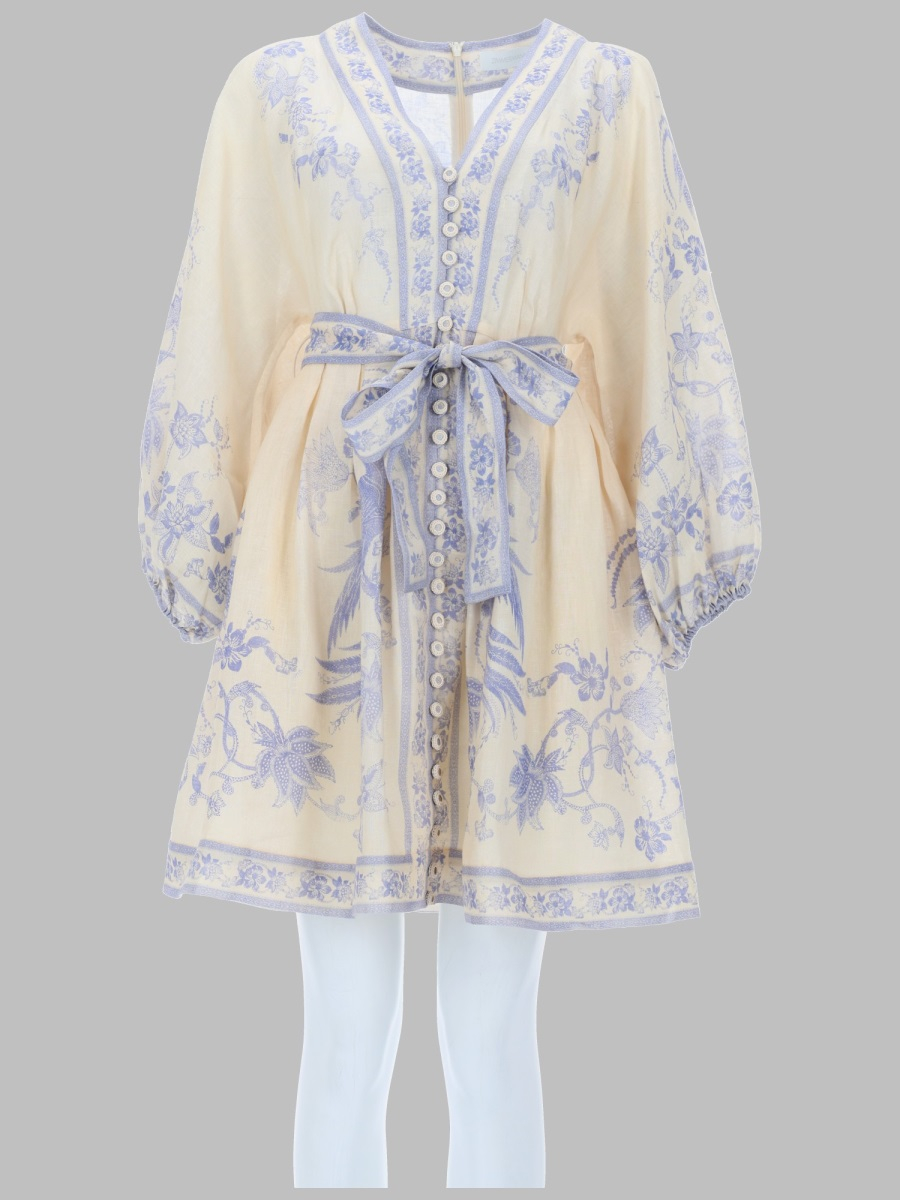 [Zimmermann] Long sleeve dress FW26 3500DSS262_CRLF