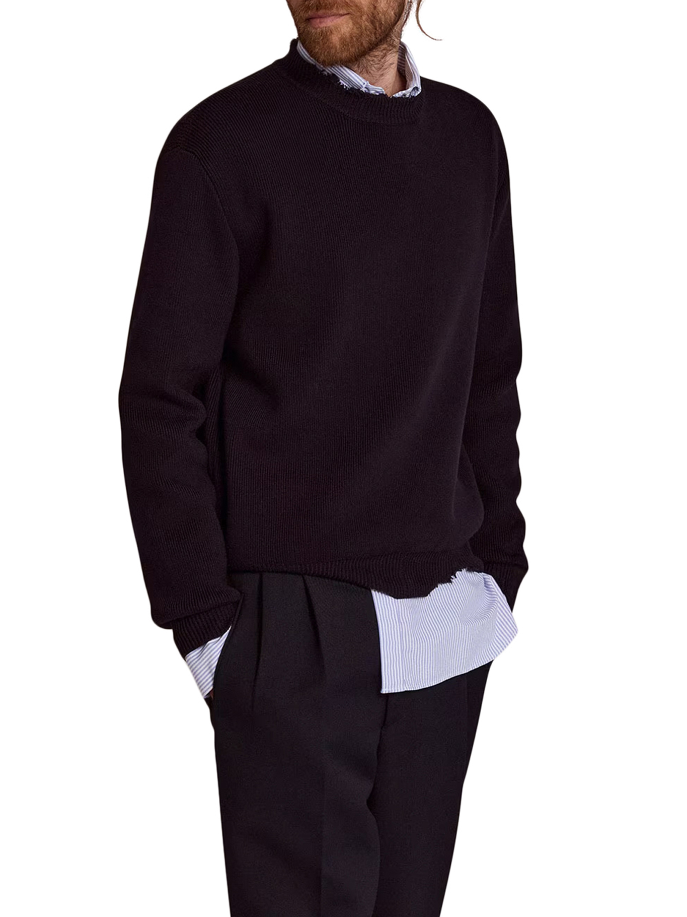 [GOLDEN GOOSE DELUXE BRAND] Knitwear FW26 GMP00839P00066250486 DARK BLUE