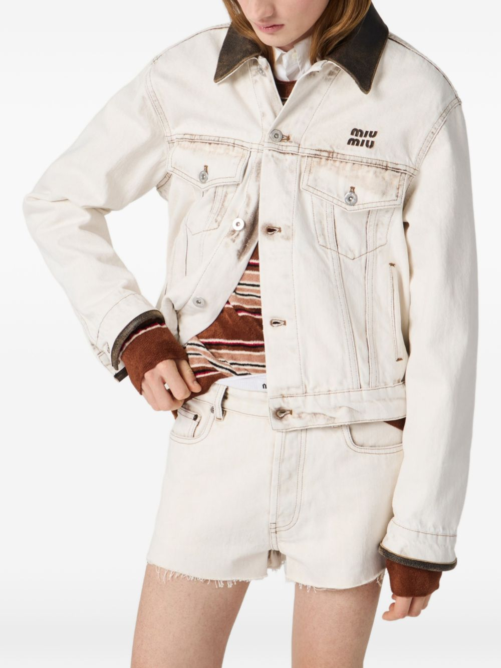 [Miu Miu] Denim Jacket SS26 GWB273183TF0009