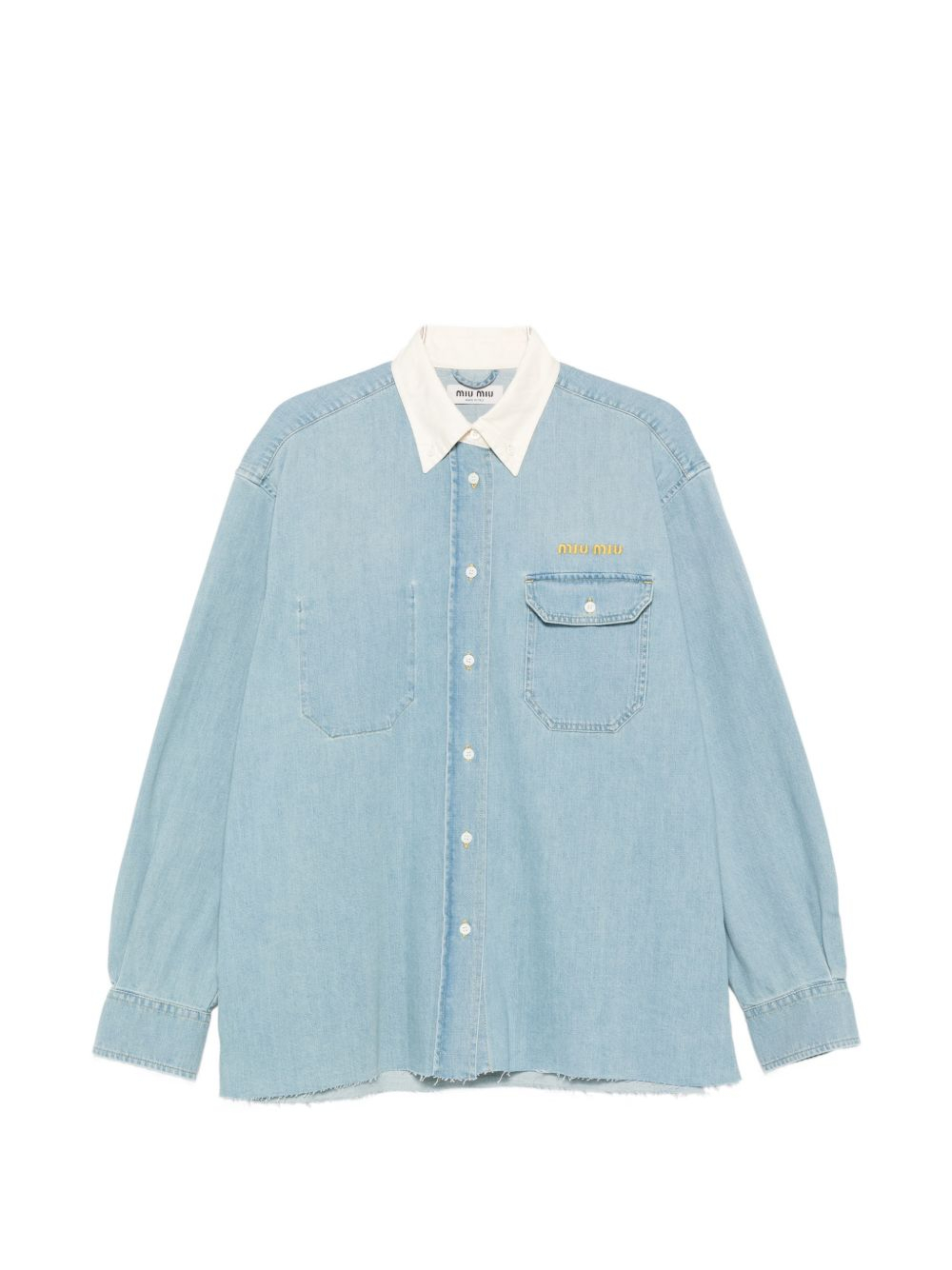 [Miu Miu] Shirts Long Sleeve SS26 GWC1341823F0013