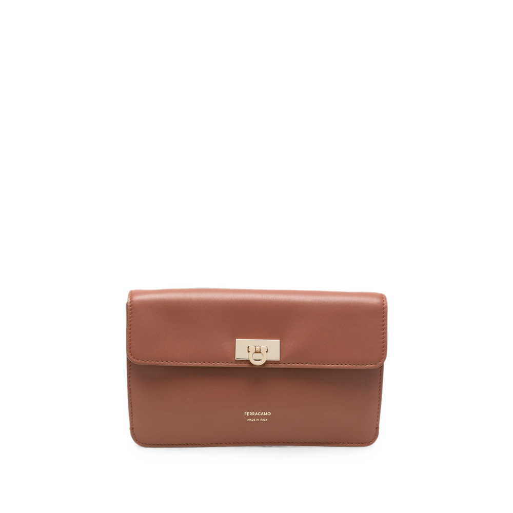 [Ferragamo] Minibag FW26 221165 0795688 COGNA