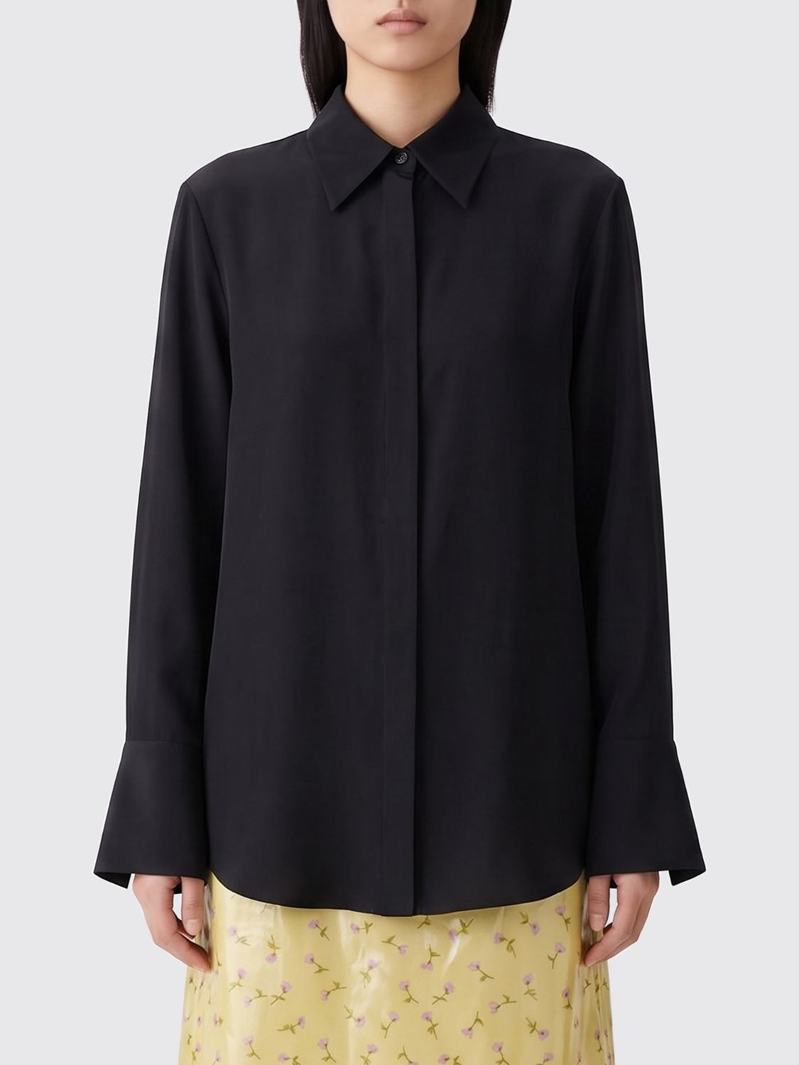 [Jil Sander] Shirts Long Sleeve SS26 J02DL0284J76018 001