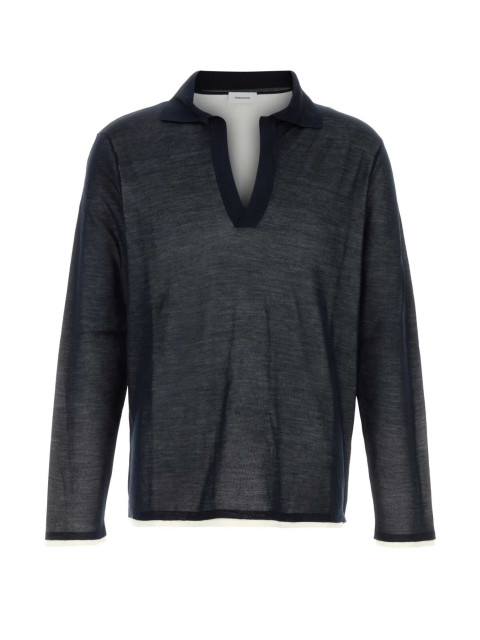 [Salvatore Ferragamo] T-shirts Long Sleeve SS26 145399793168 NAVYWHITE