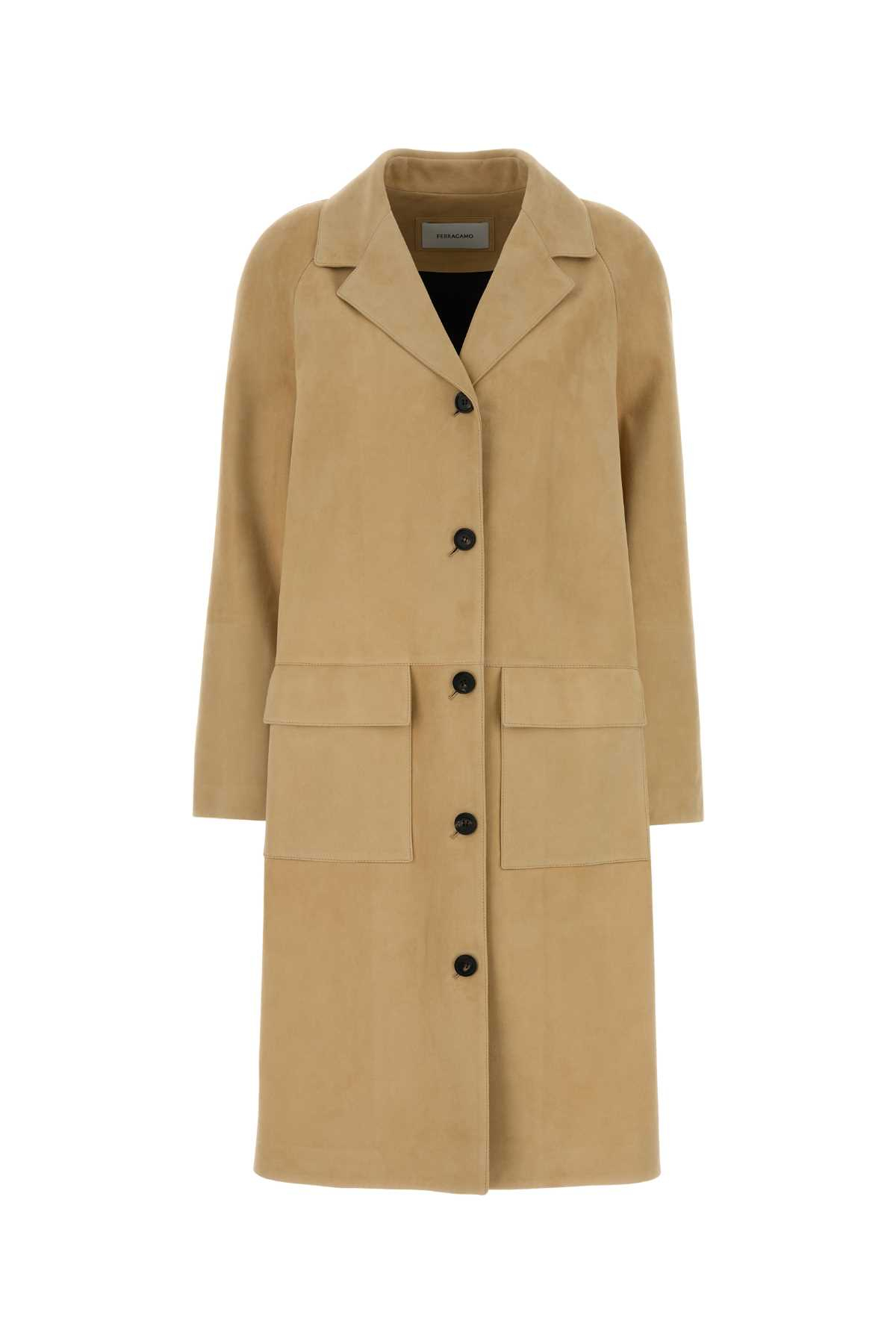 [Salvatore Ferragamo] Coat SS26 13I020790646 BISCUIT