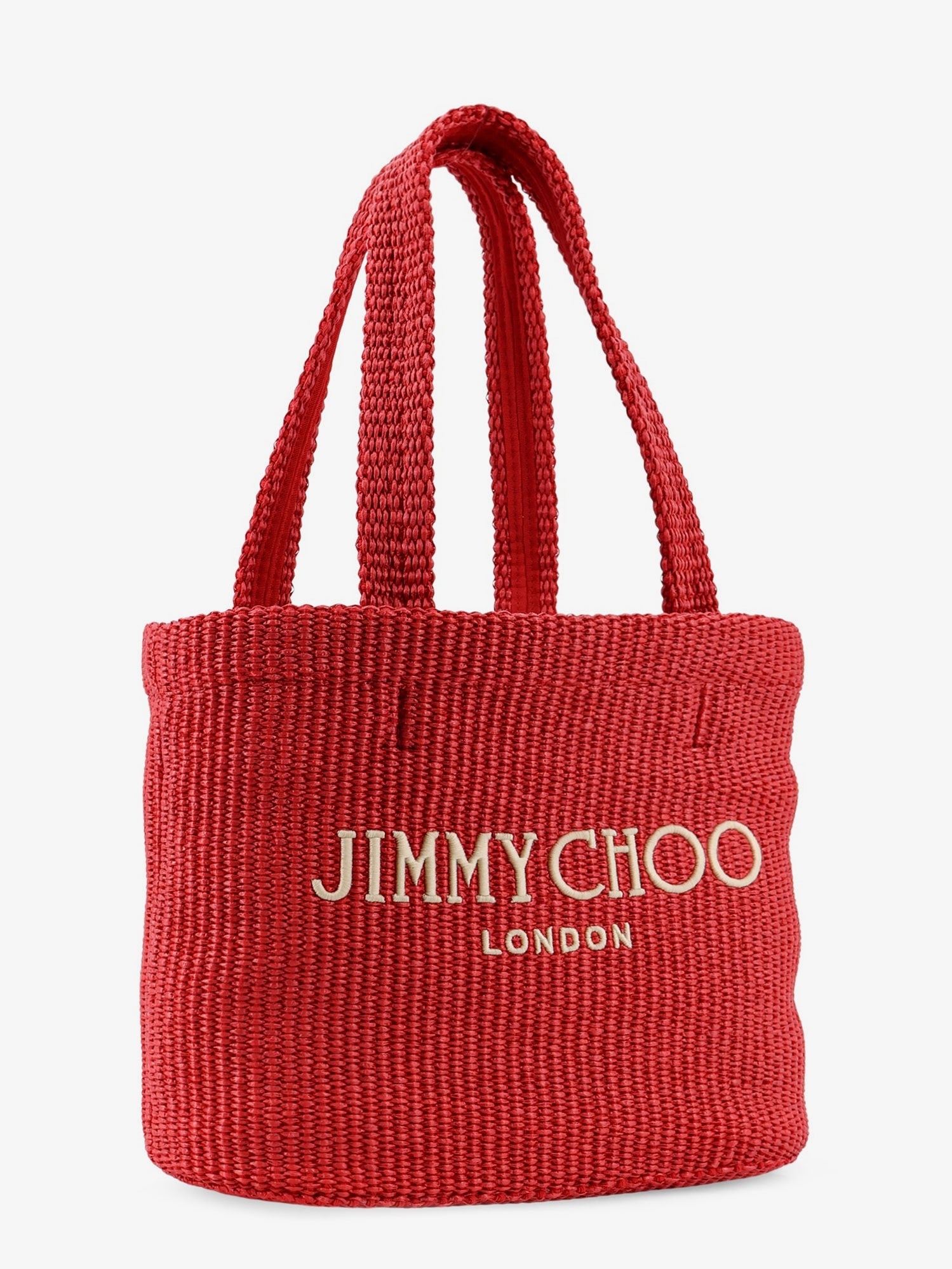 [Jimmy Choo] Tote bag SS26 BEACHTOTEEWMJYNRUBYREDLIGHTGOLD