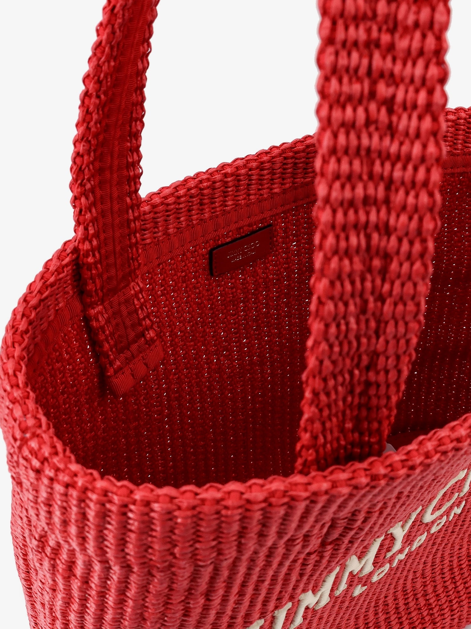 [Jimmy Choo] Tote bag SS26 BEACHTOTEEWMJYNRUBYREDLIGHTGOLD