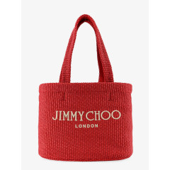 [Jimmy Choo] Tote bag SS26 BEACHTOTEEWMJYNRUBYREDLIGHTGOLD