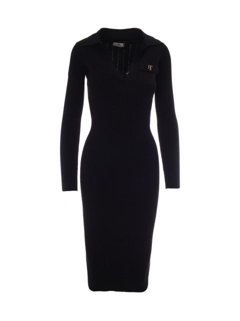 [ELISABETTA FRANCHI] Long sleeve dress FW26 AM08B66E2110