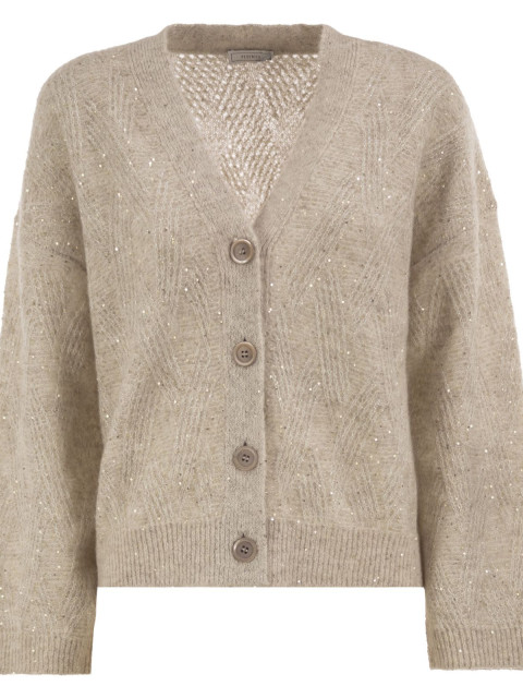 [Peserico] Cardigan FW26 A99250F05G9100 G44
