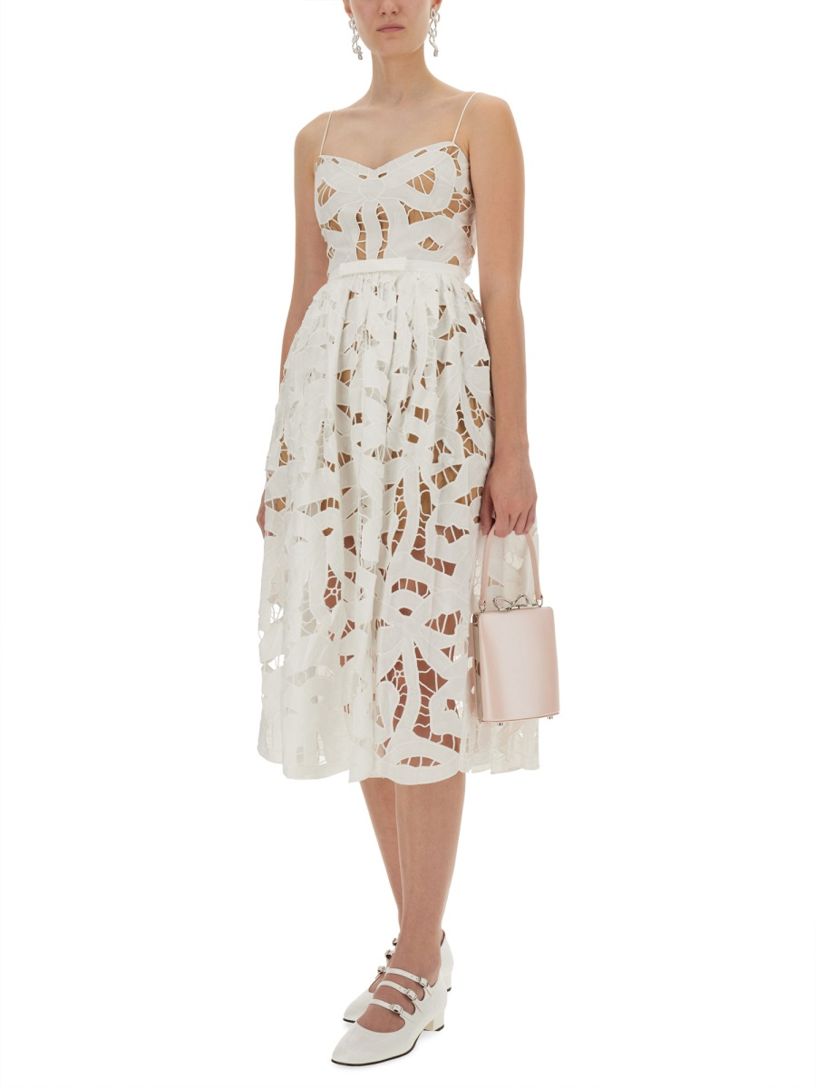 [Self-portrait] Sleeveless dress FW25 PF25-013M-W_WHITE