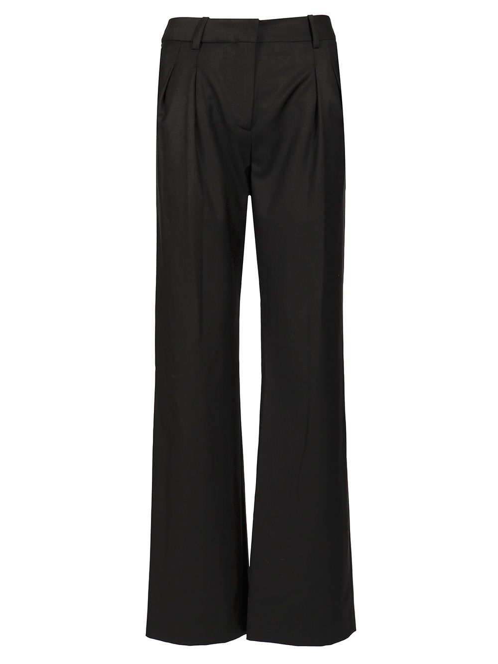 [LOULOU STUDIO] Trousers SS25 SBIRUBLACK
